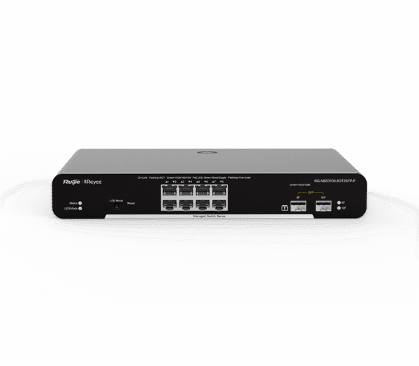Switch POE 8 cổng RUIJIE REYEE RG-NBS3100-8GT2SFP-P