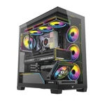 Thùng máy Case VSP Gaming X90 - Đen | Premium Led Light ARGB