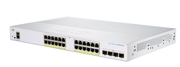Switch Cisco CBS250-24P-4G-EU 24 Port PoE+ 195W, 4 SFP