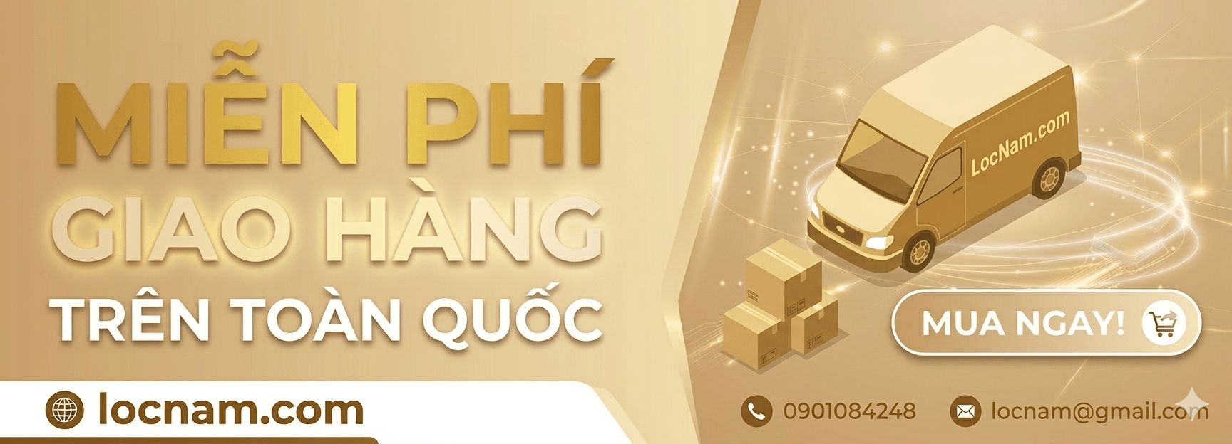 Miễn phí giao hàng lộc nam
